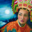 "Tibetan Moon" painting for sale